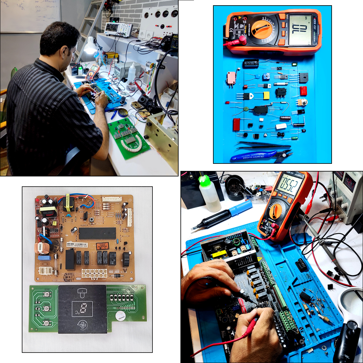 تعمیر انواع برد الکترونیکی آریا
