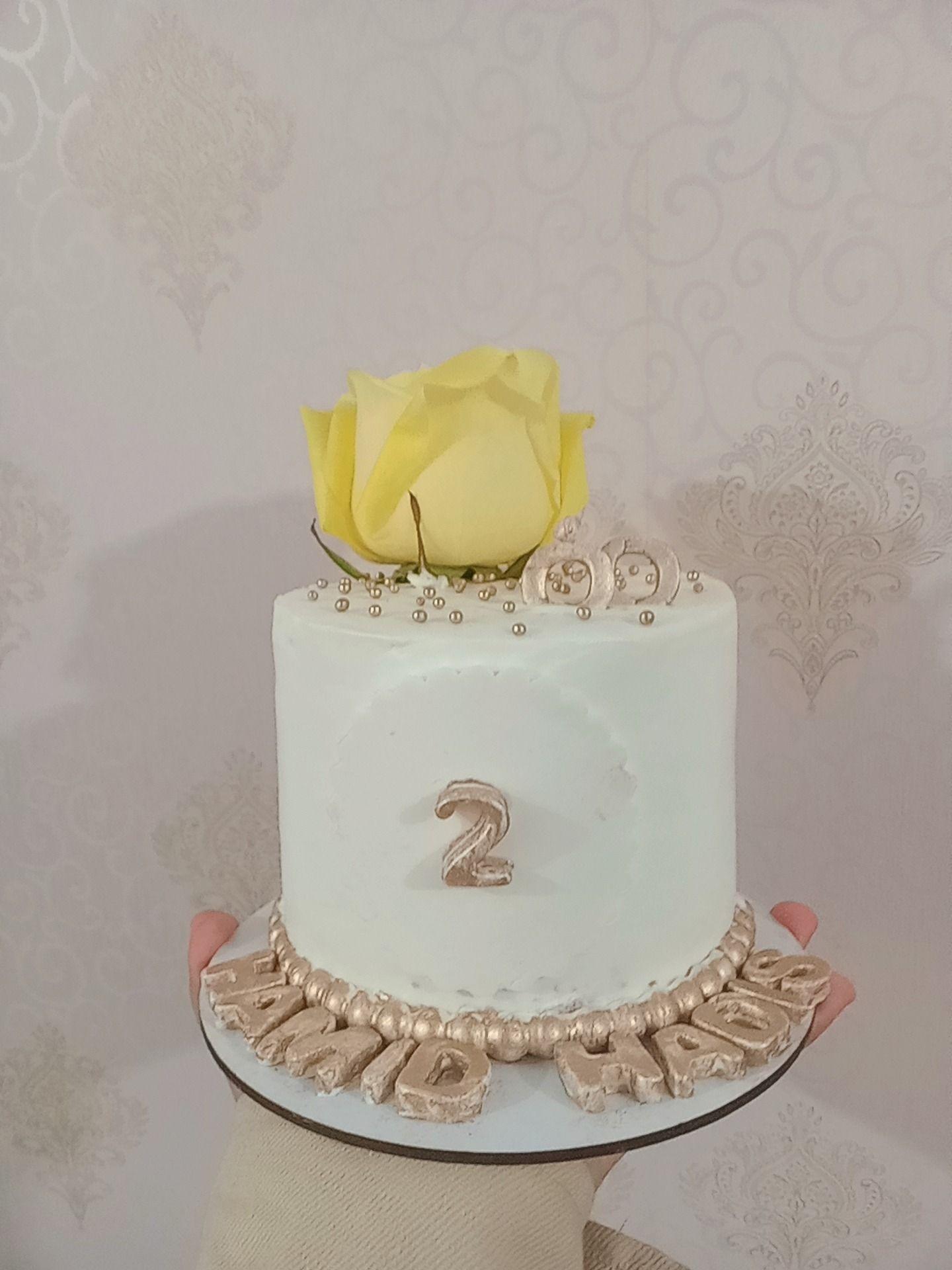 کیک خانگی وانیلا