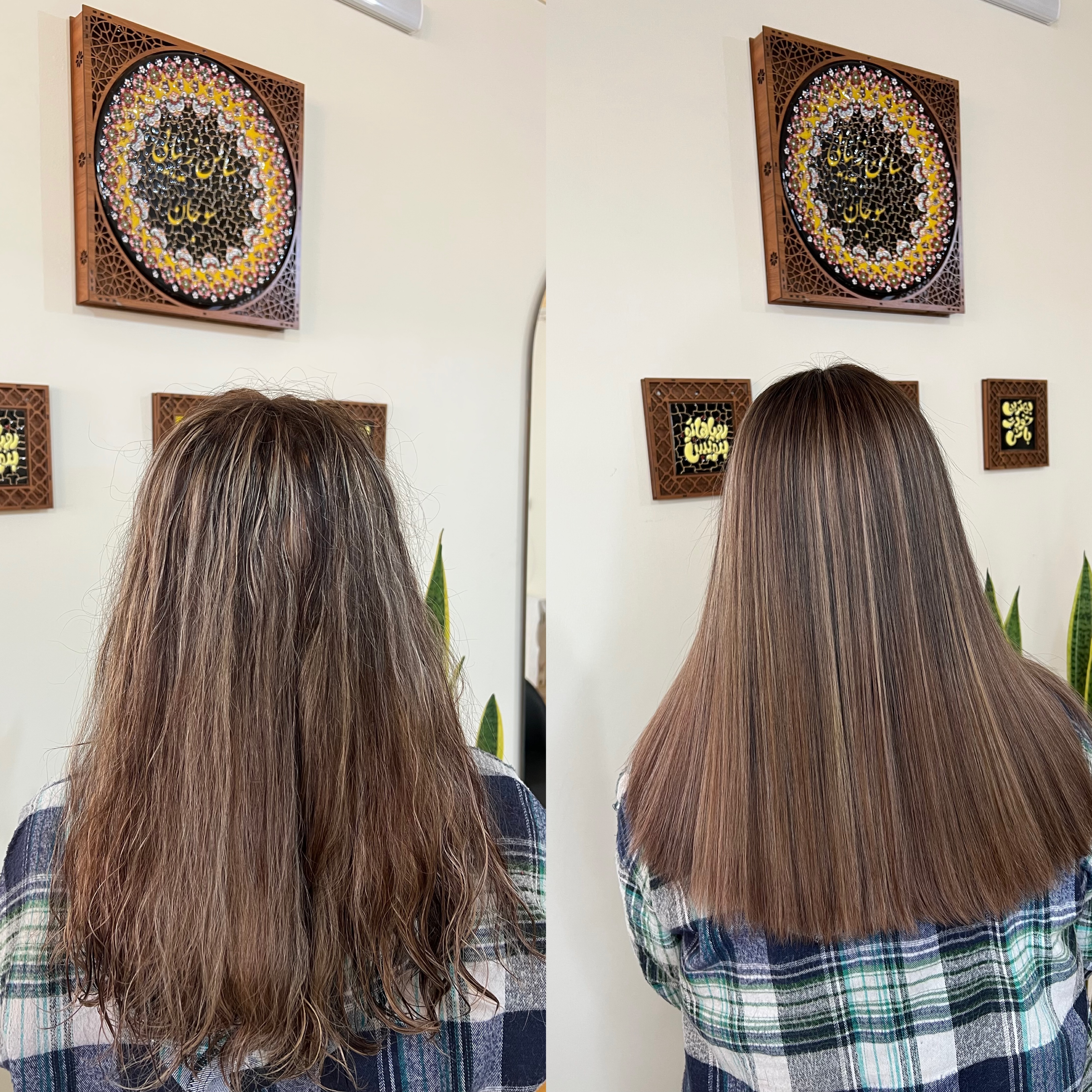 سالن تخصصی کراتین و رنگ و لایت سوجان