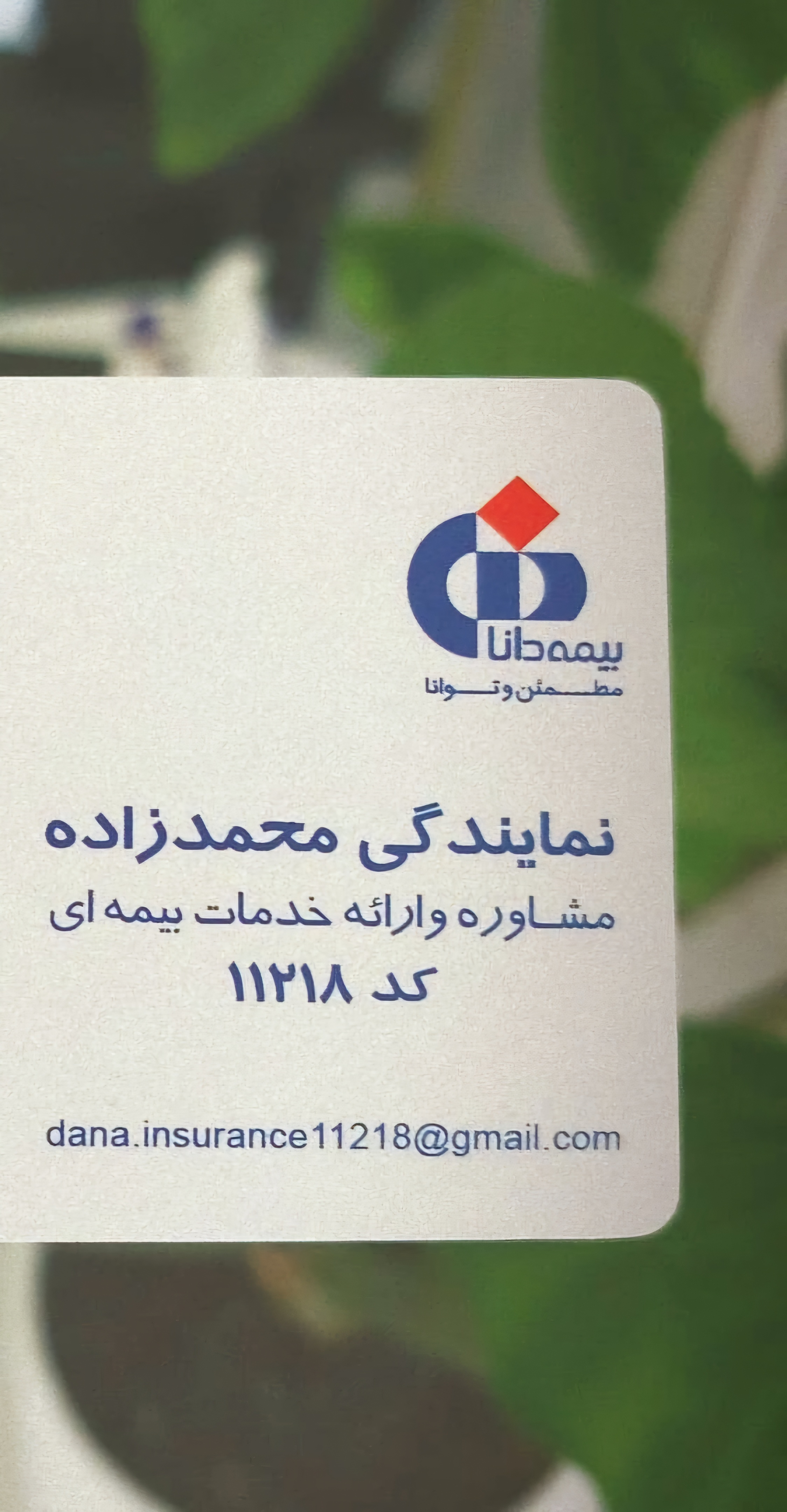 نمایندگی بیمه دانا محمدزاده