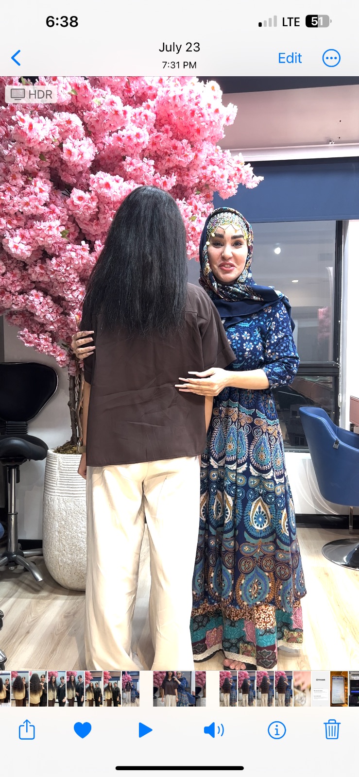 اکستنشن مو کمند باقری