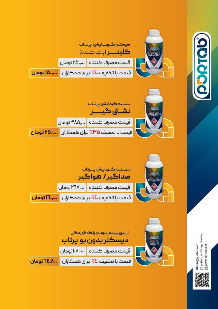 محلول‌های محافظ پکیج و رادیاتور پرتاب