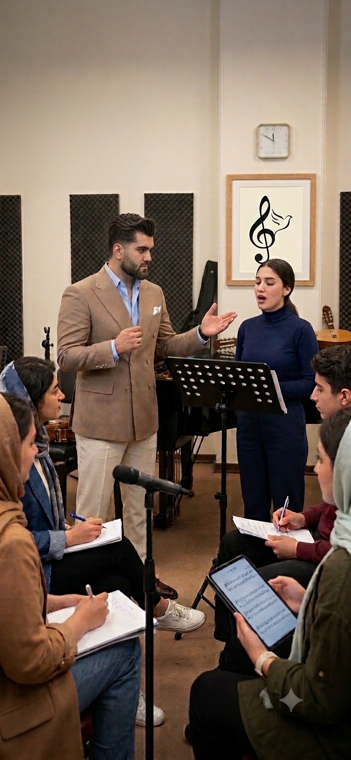 آموزش خوانندگی (صداسازی/اواز) خانه اواز