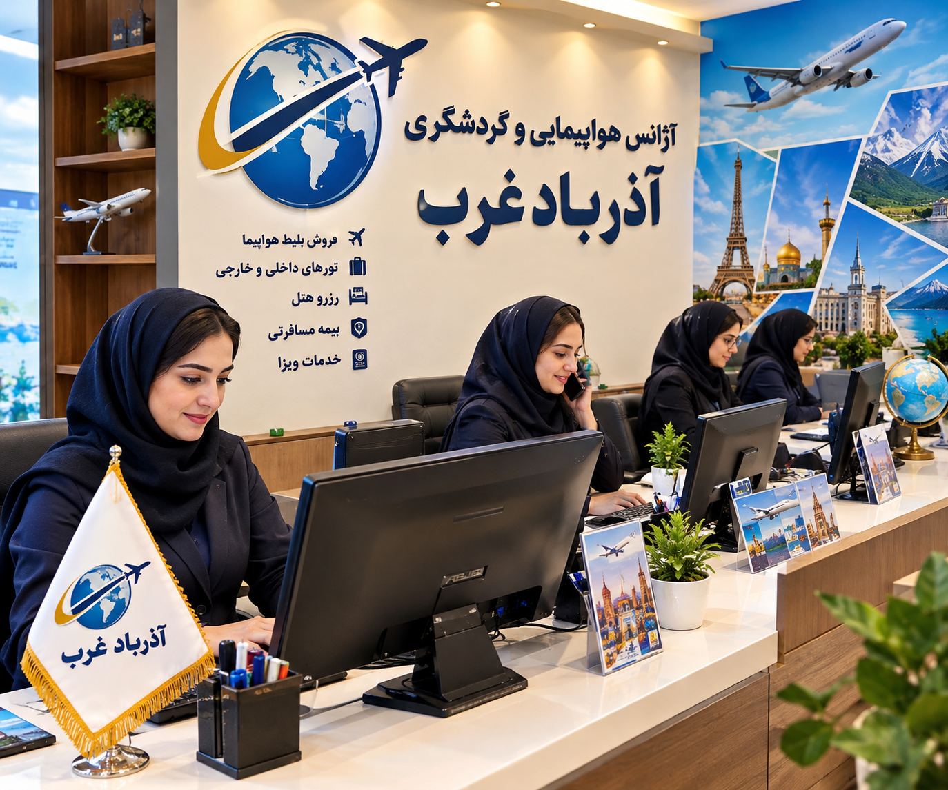 شرکت خدمات مسافرتی آذرباد غرب