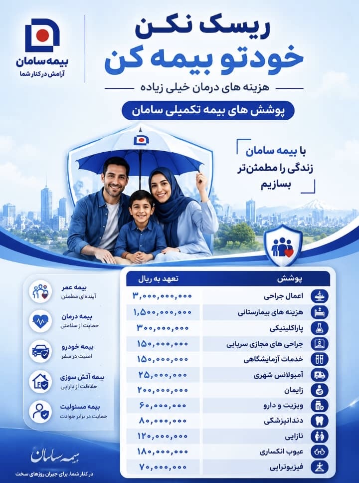 بیمه درمان تکمیلی سامان