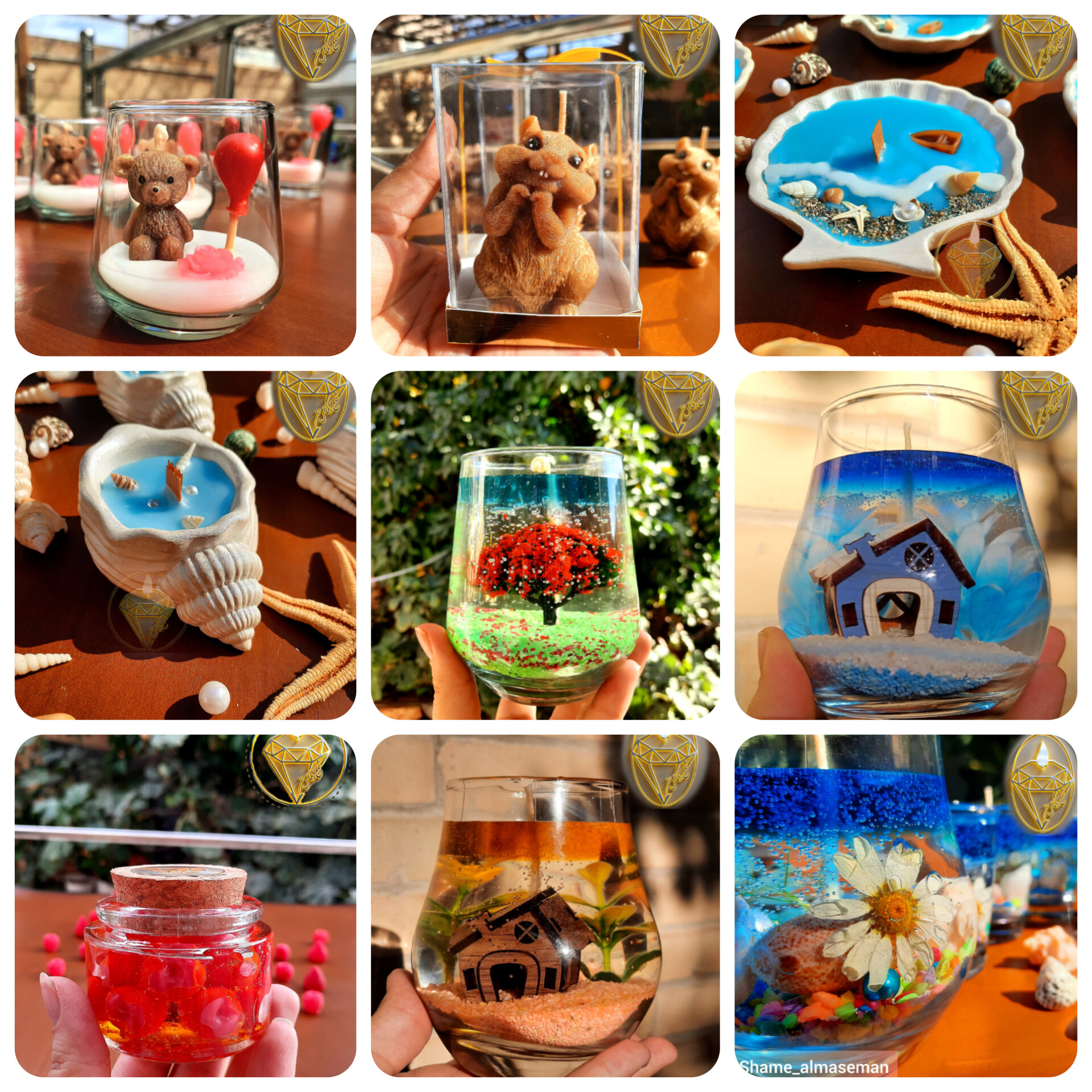 شمع سازی الماس من