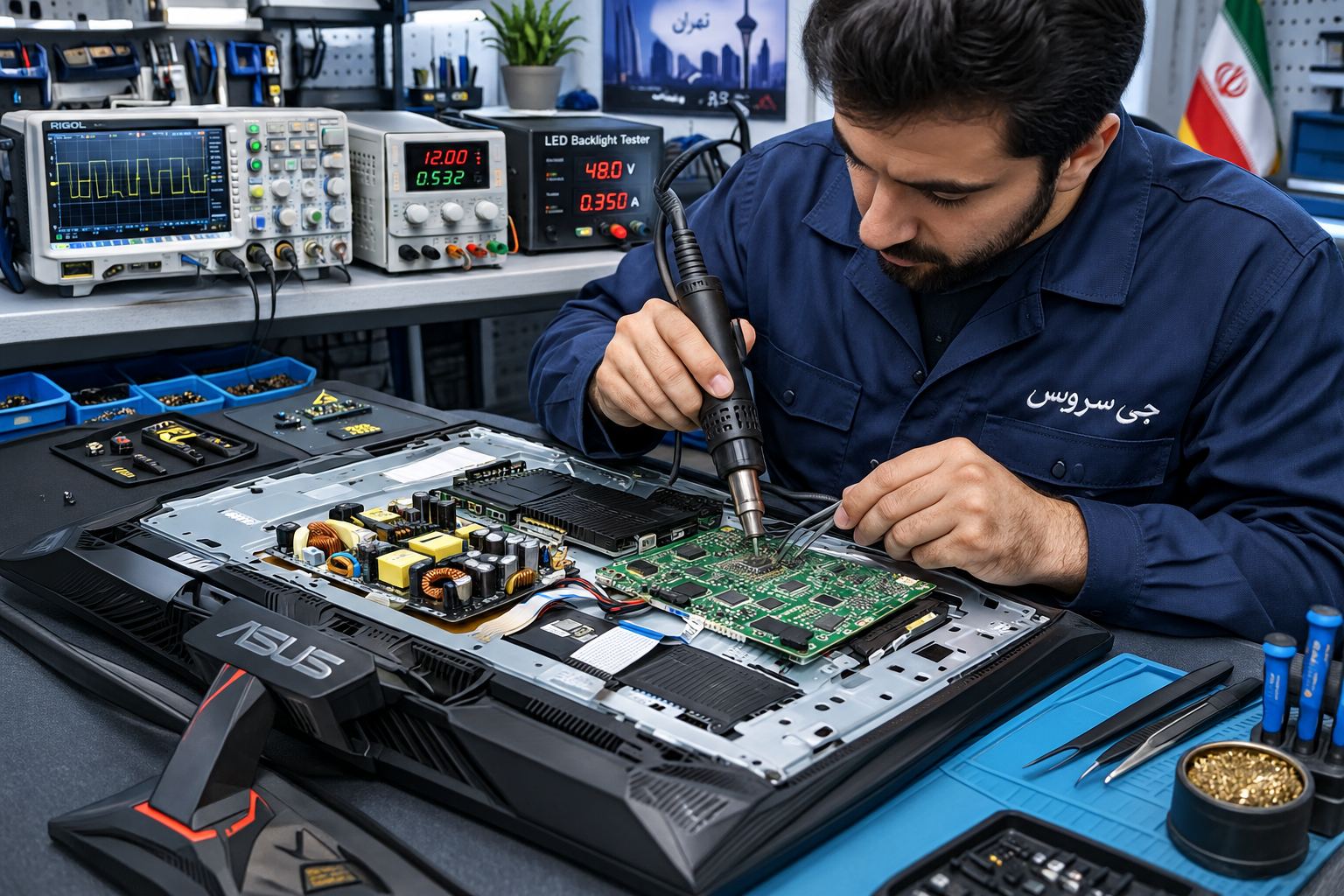 تعمیرات مانیتور -جی سرویس