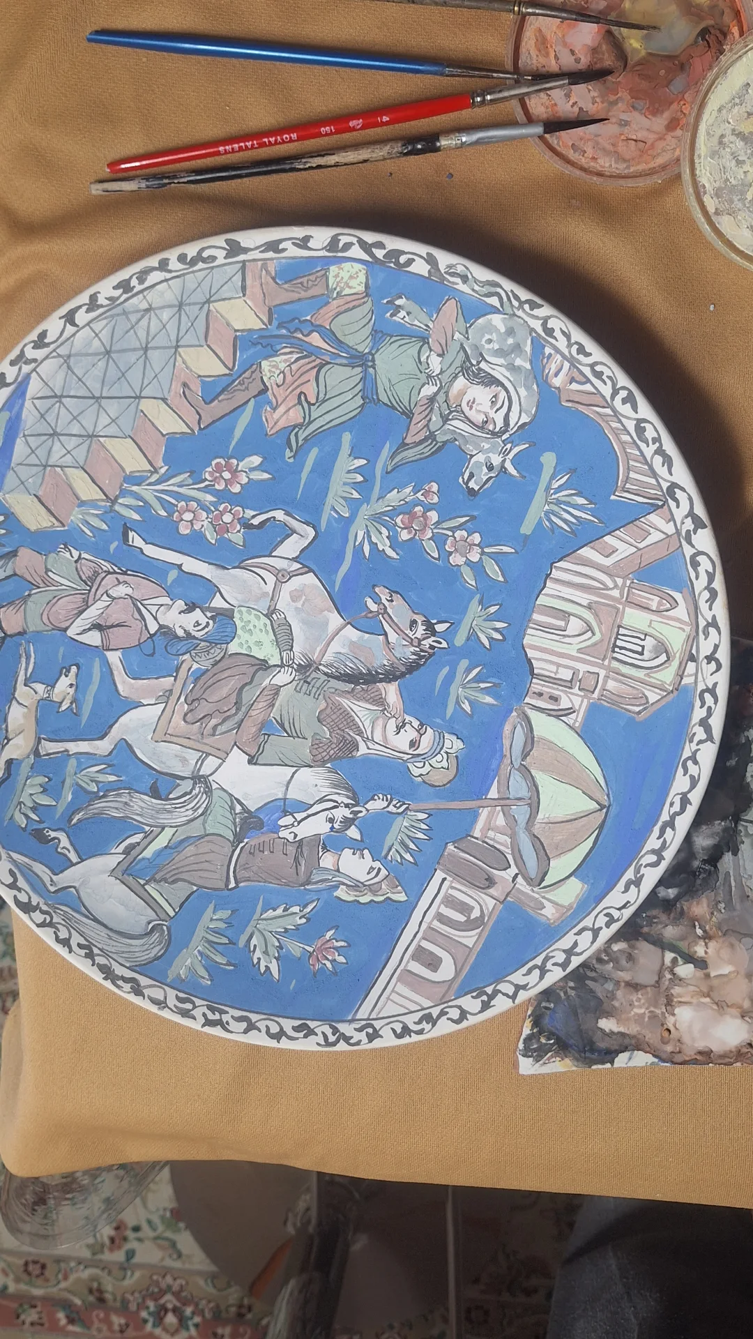 کاشی هفت رنگ حقیقی سفال سرامیک و لعاب