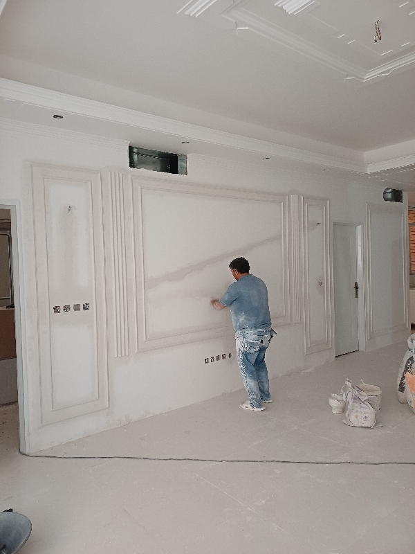 گچبری پیش ساخته گچ بری دستی ابزار پلی