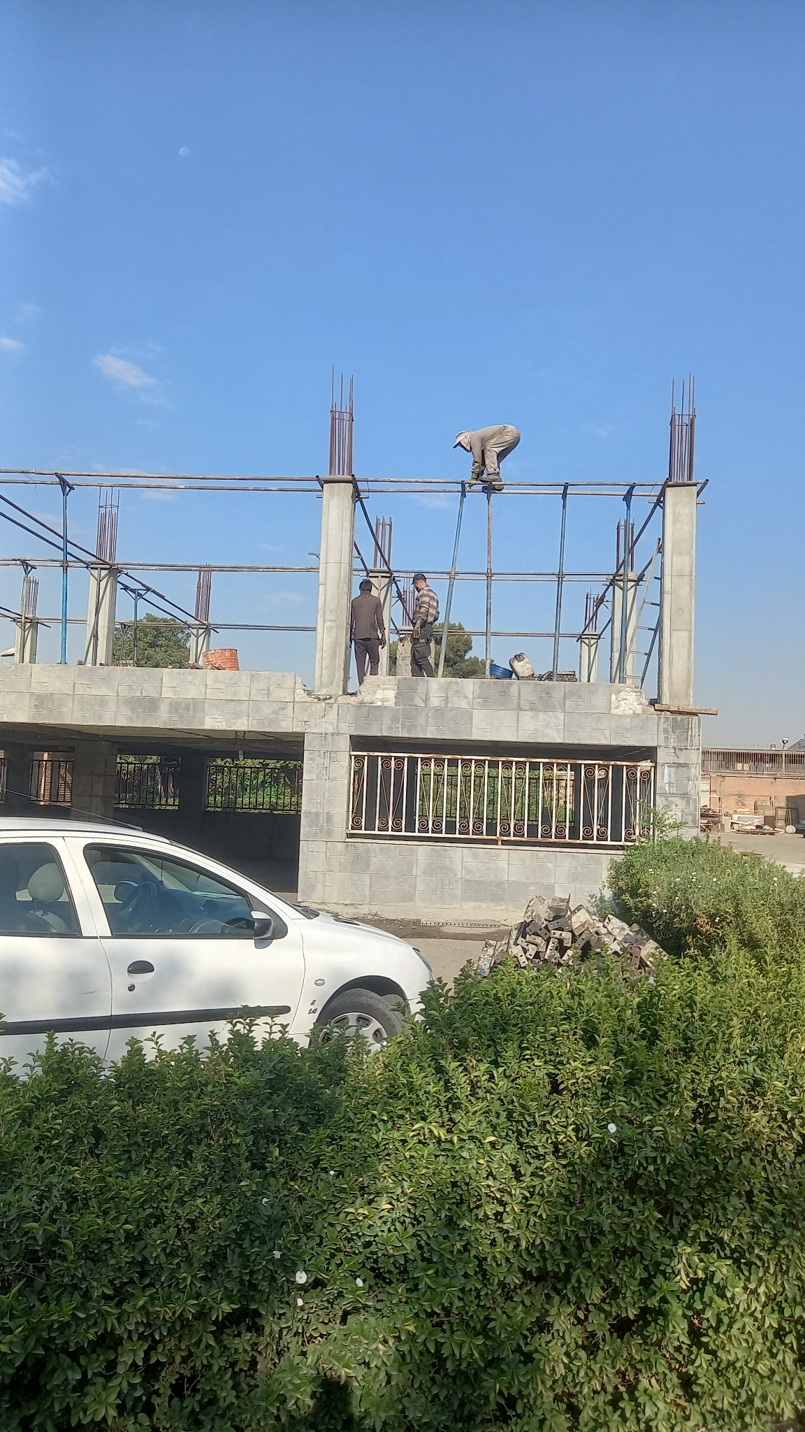 آرماتور بندی قالب بندی فونداسیون سقف