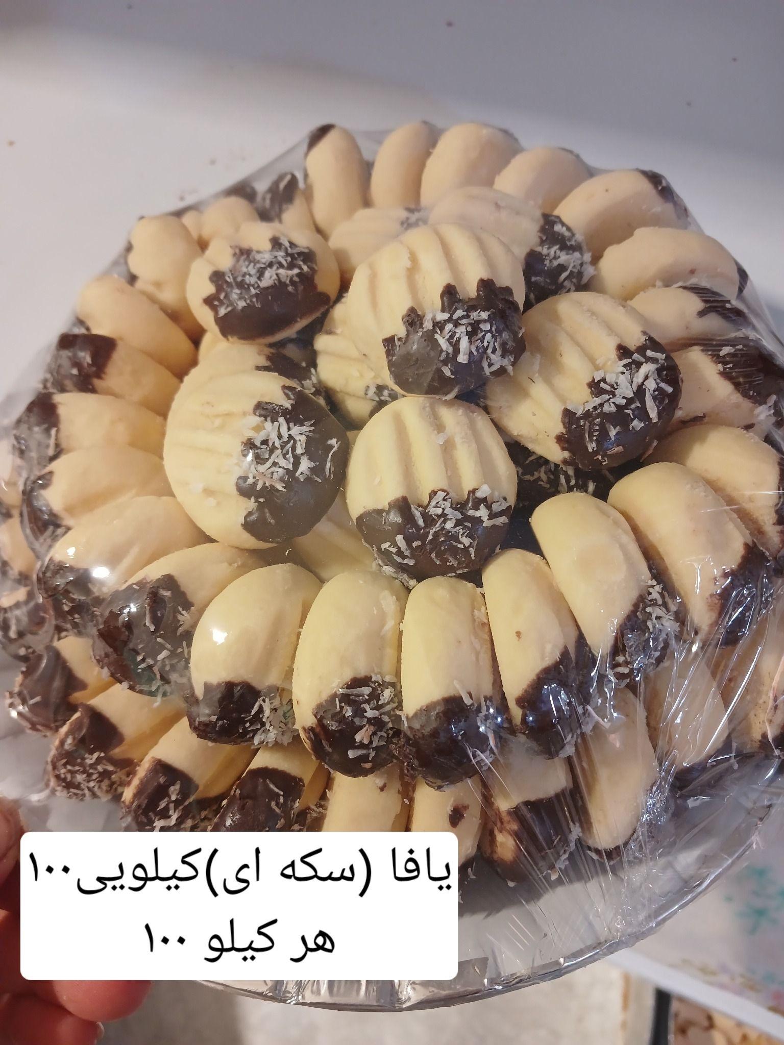 شیرینی خونگی گل یخ