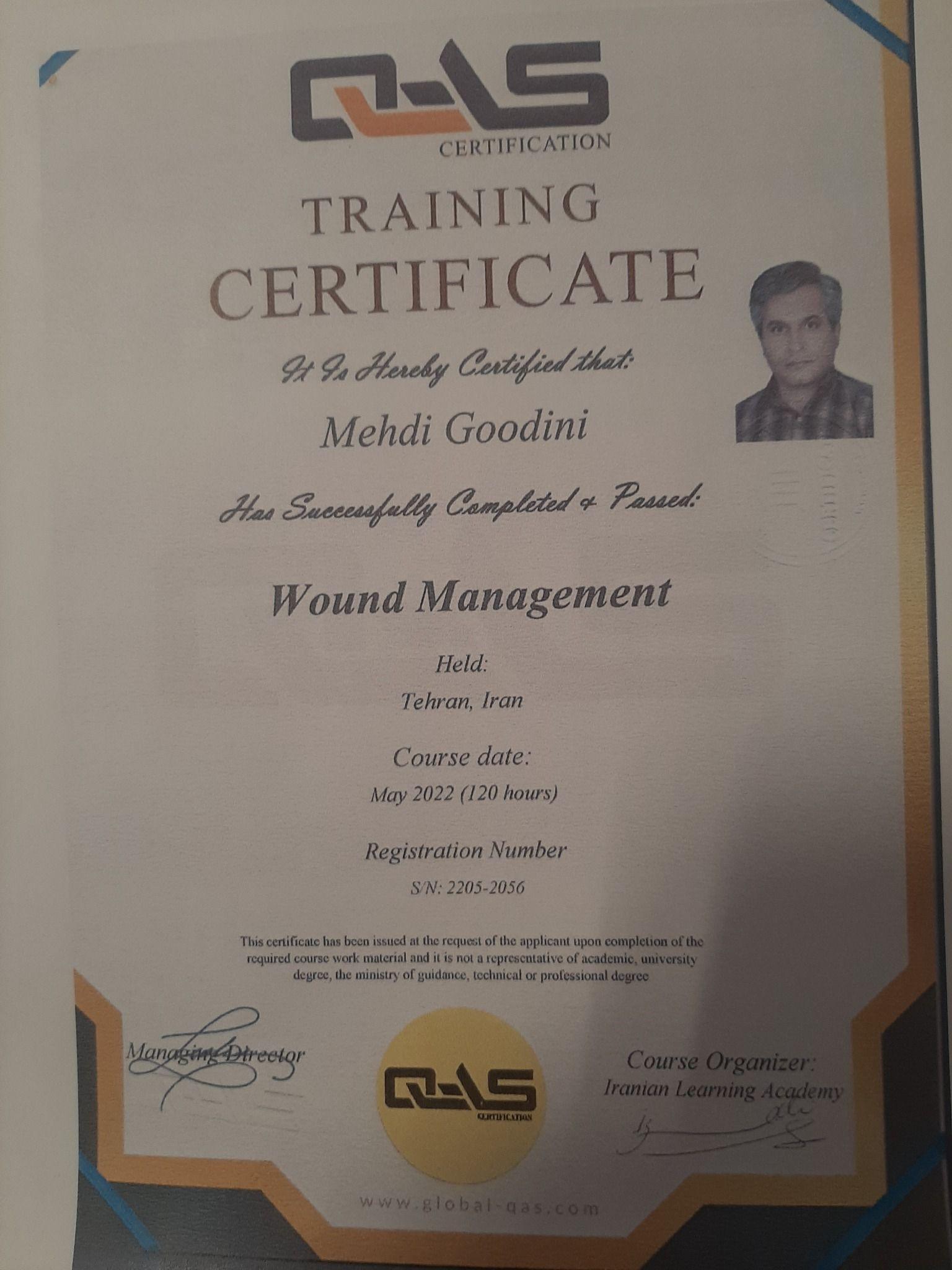 درمان انواع زخم گودینی