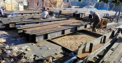 جوشکاری وبرشکاری ساختمان