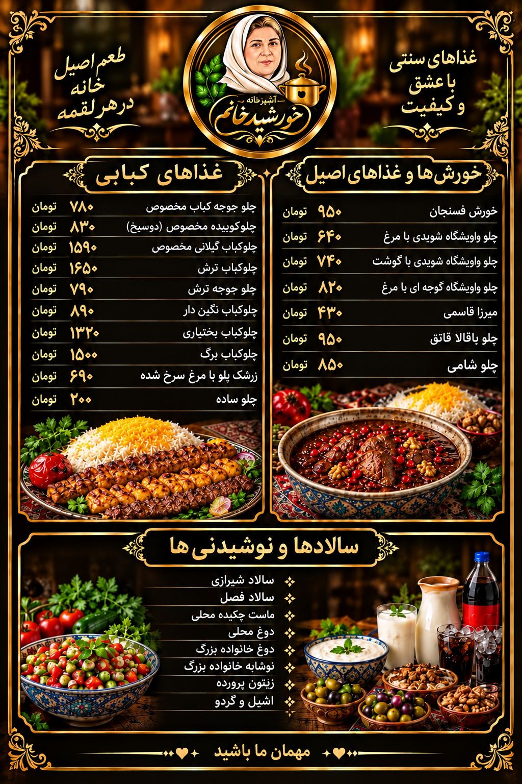 آشپزخانه خورشید خانوم