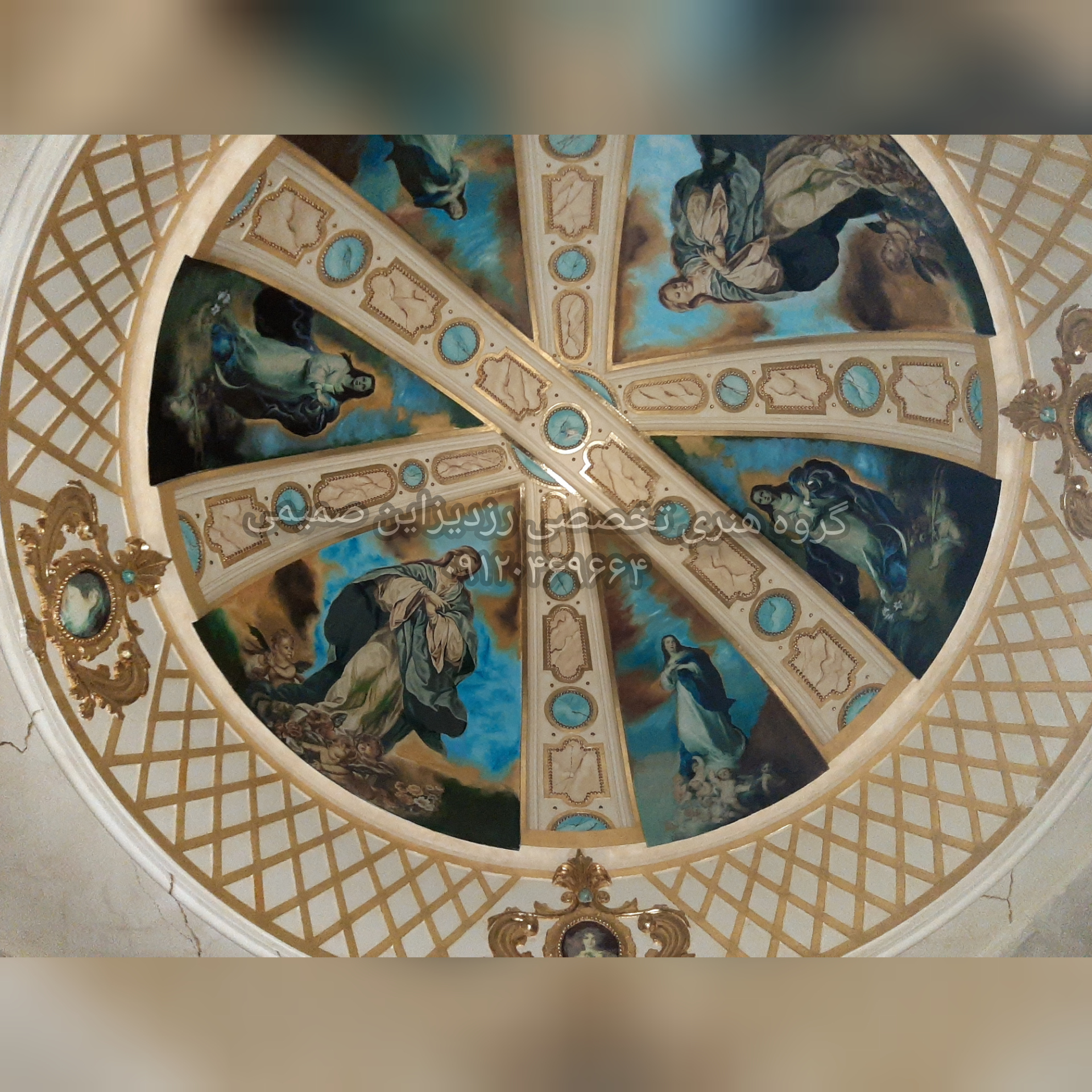 گروه هنری رُزدیزاین صمیمی،پتینه وورق طلا