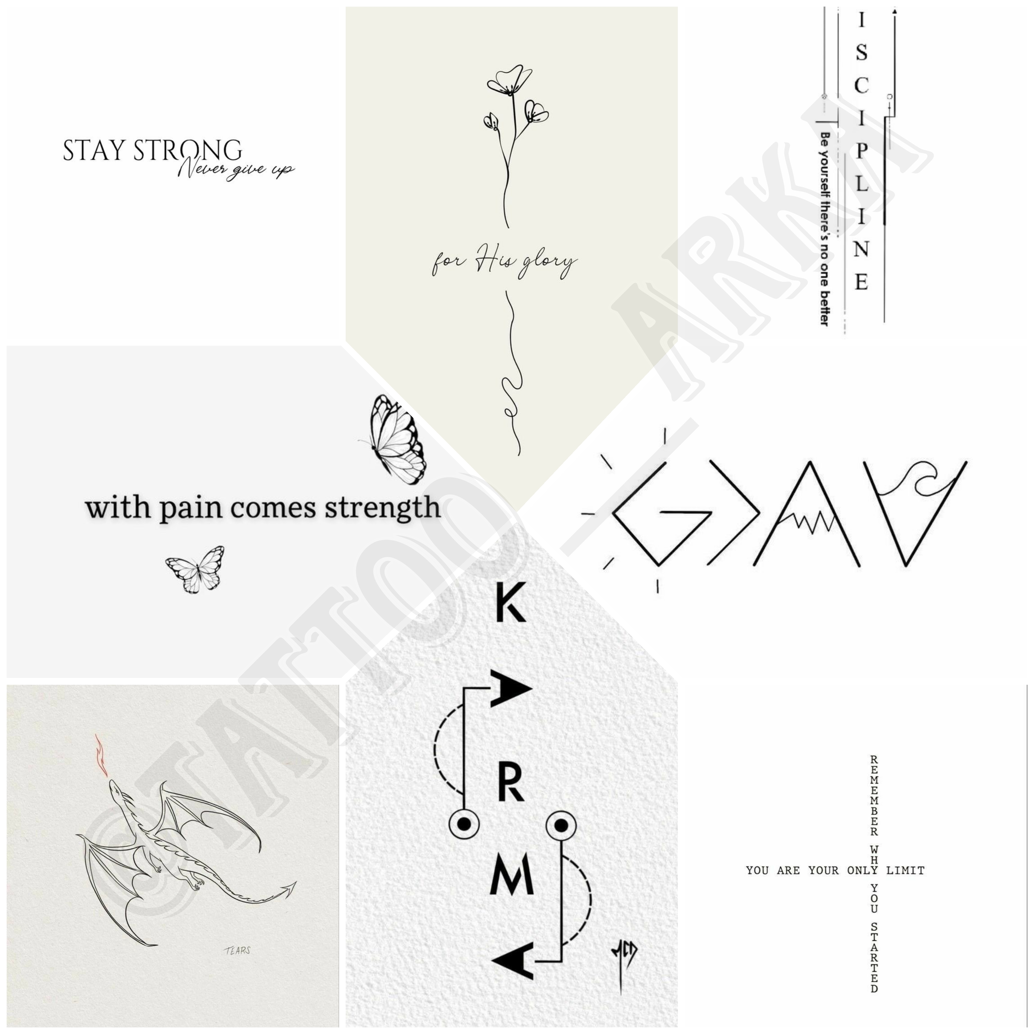 تتو بدن (مینیمال)