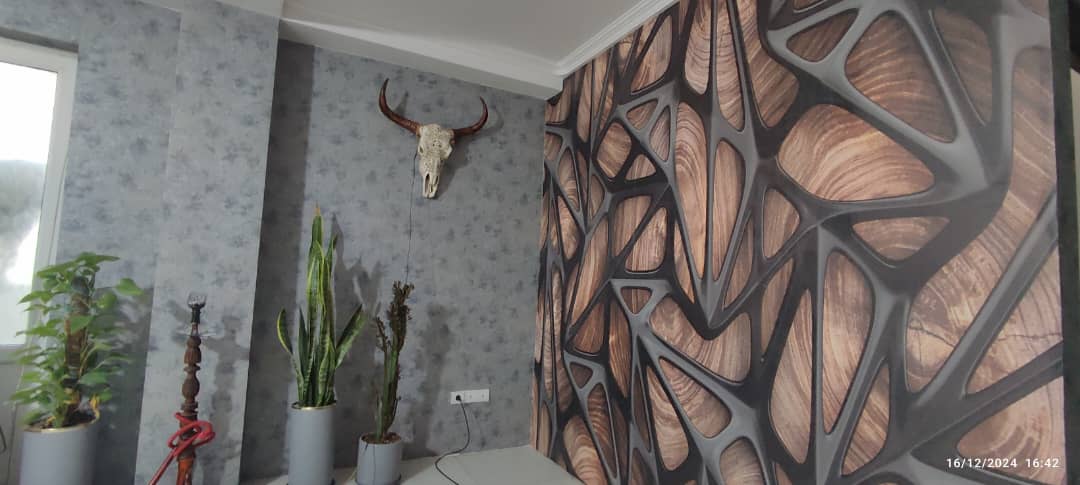 دکوراسیون نوین کاغذدیواری برچسب حمام