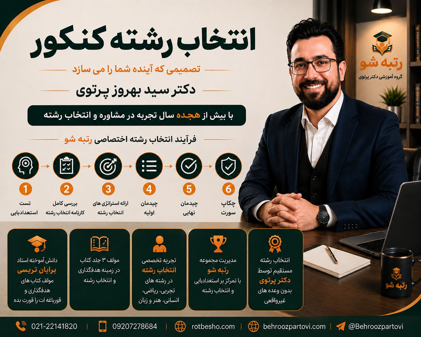 مرکز مشاوره و برنامه‌ریزی کنکور رتبه شو