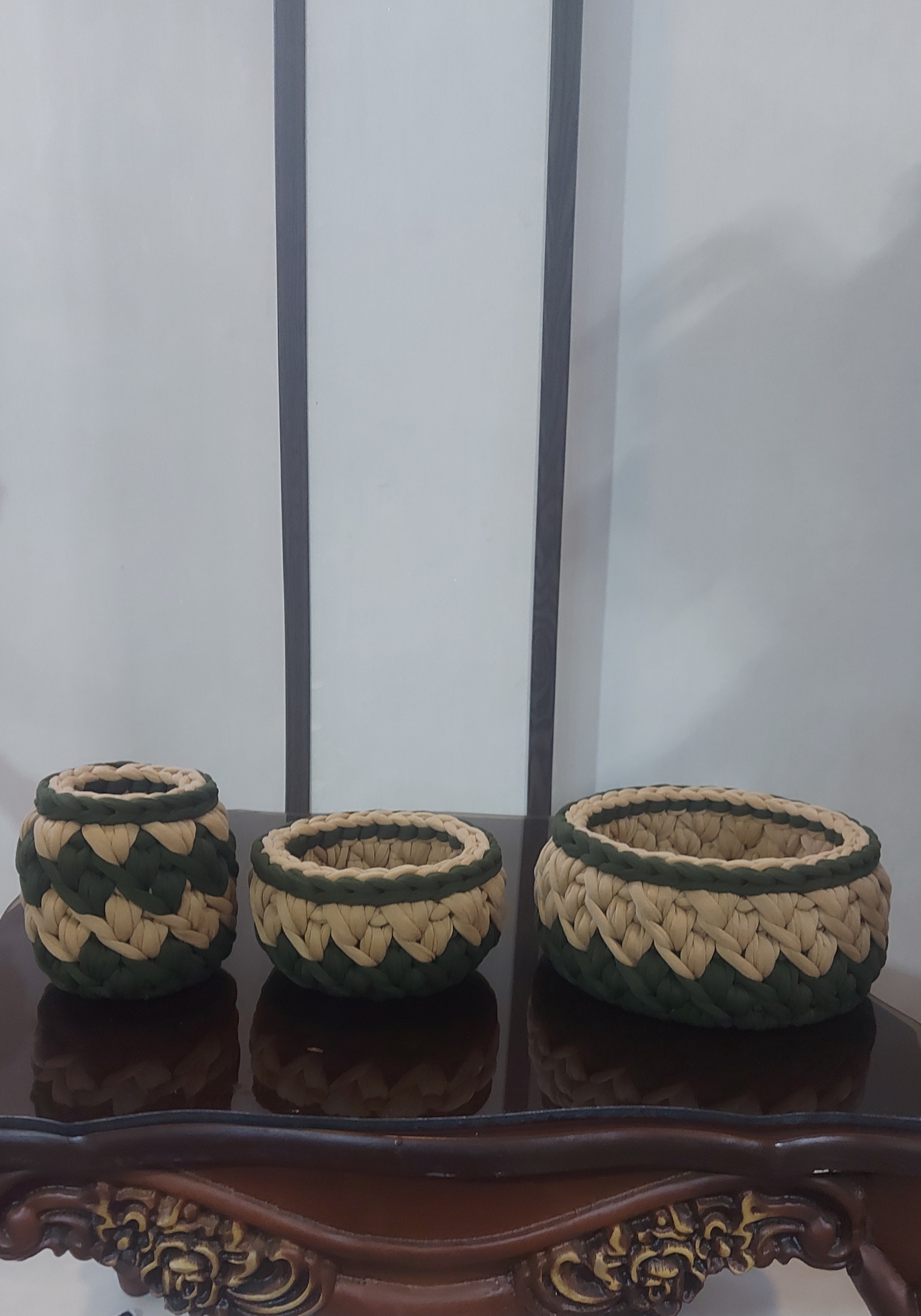 فروش وقبول سفارش انواع سبد های تریکو