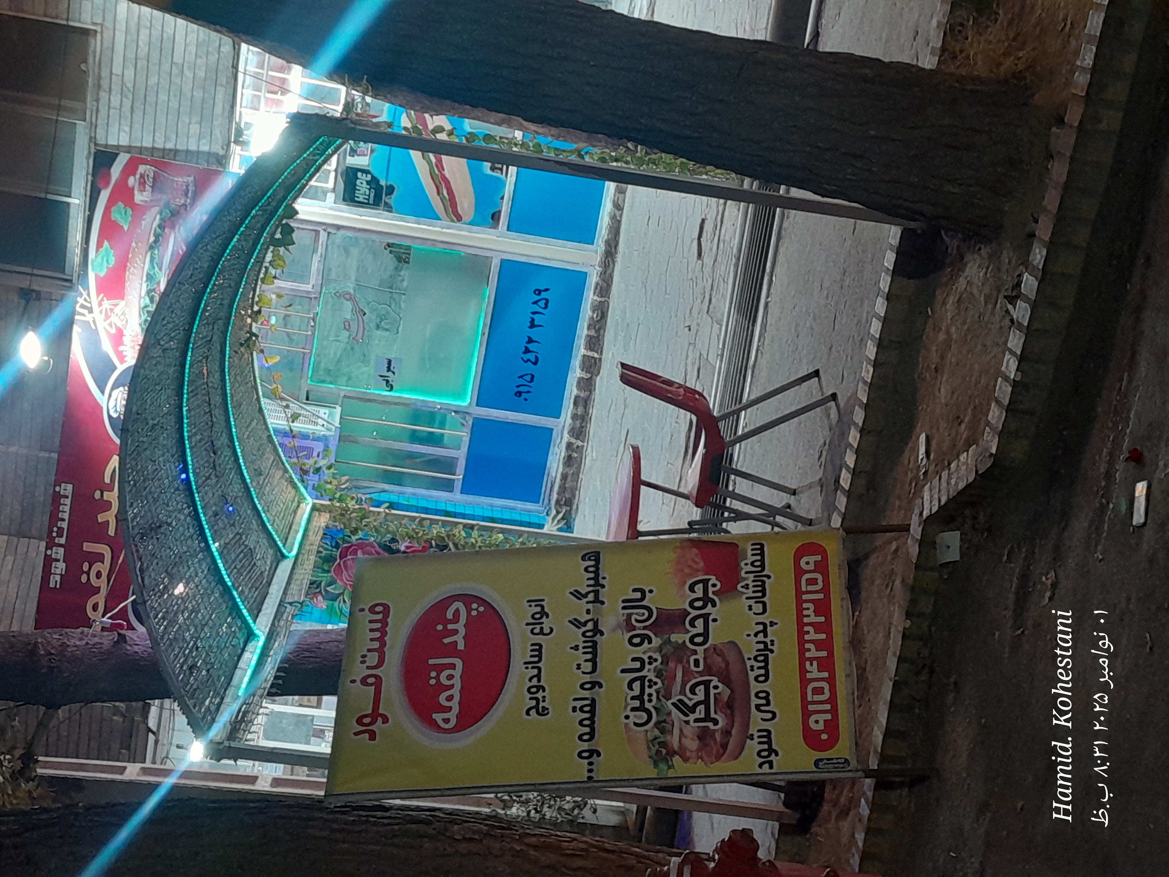 ساندویچ وفست فود چند لقمه