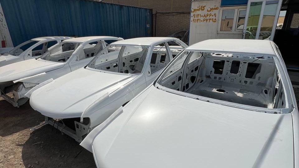 بورس بدنه رنگ فابریک توکلی