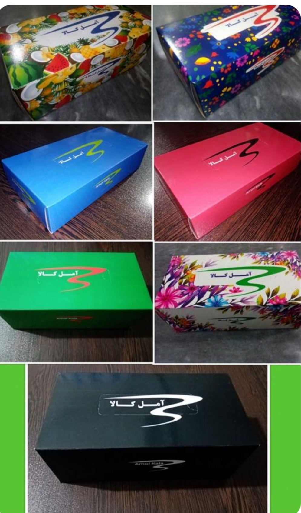 پخش انواع دستمال کاغذی خارجی