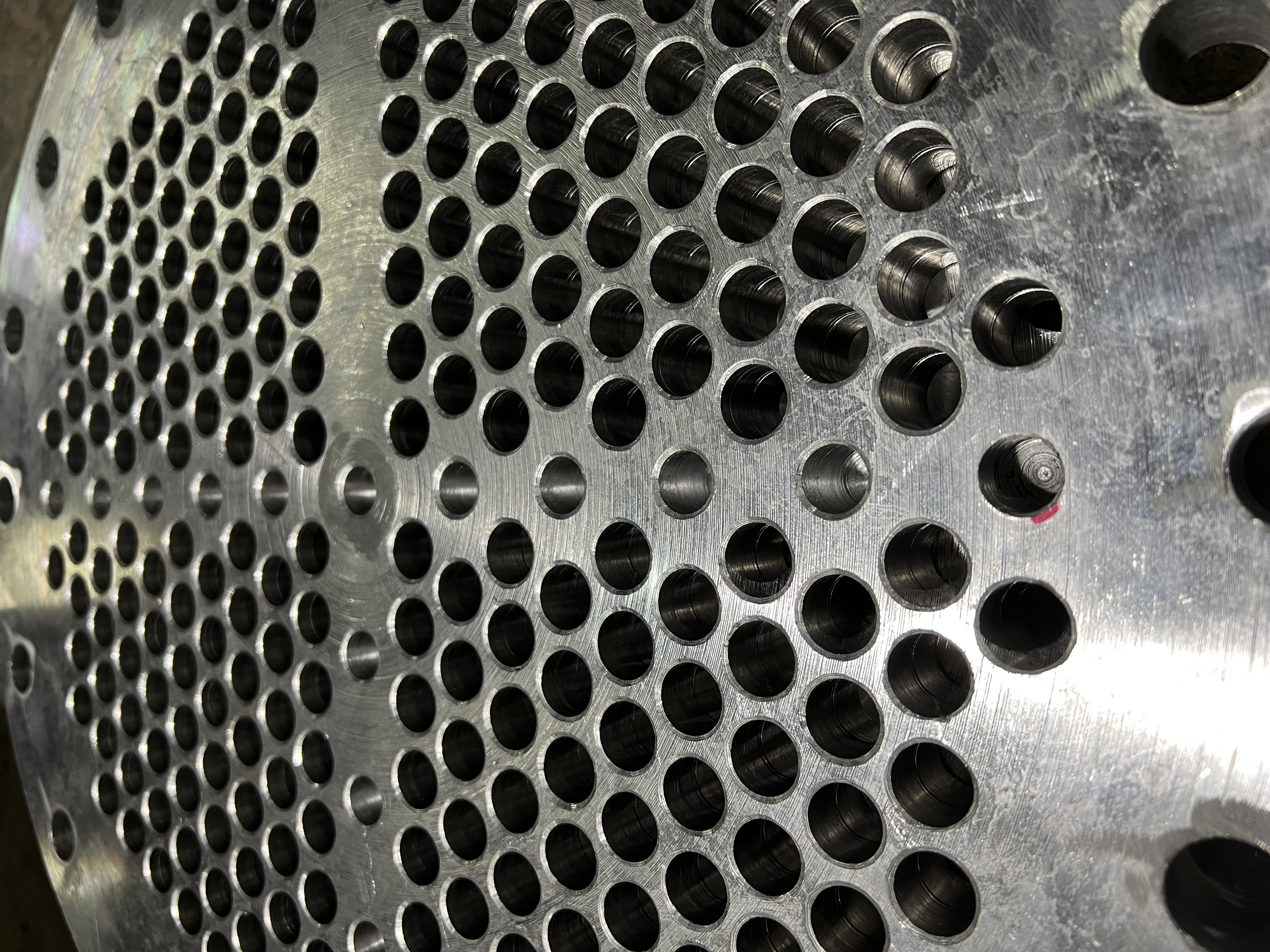 ساخت انواع تیوب شیت مبدل های حرارتی