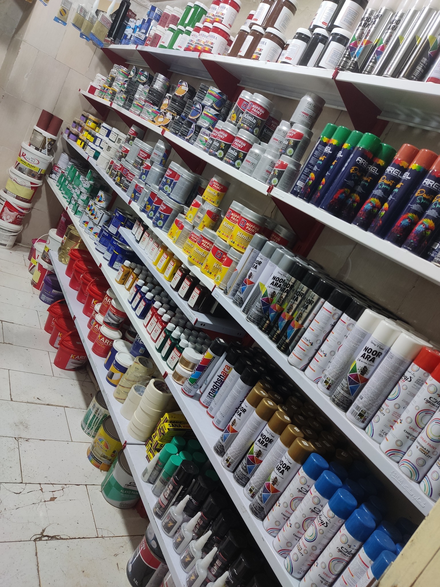 فروشگاه رنگ معراج