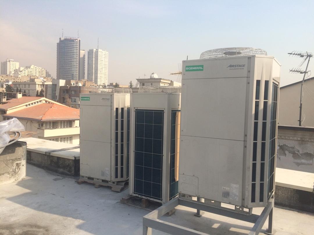 تعمیرکار کولرگازی داکت اسپلیت چیلر  VRF