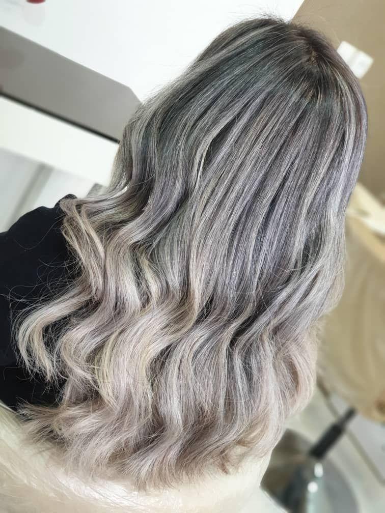 رنگ و  لایت کراتین خانوم کریم‌زاده