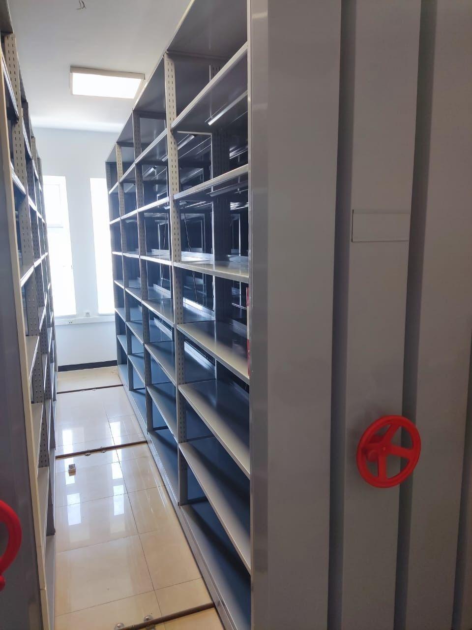 کمد بایگانی ریلی متحرک وقفسه بندی انبار