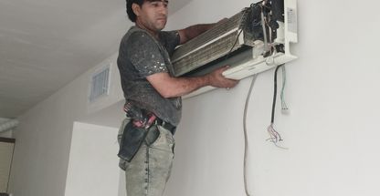 نصب وراه اندازی کولر گازی