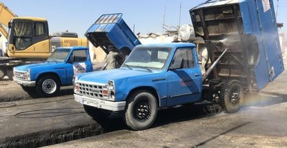 حمل نخاله ساختمانی با نیسان