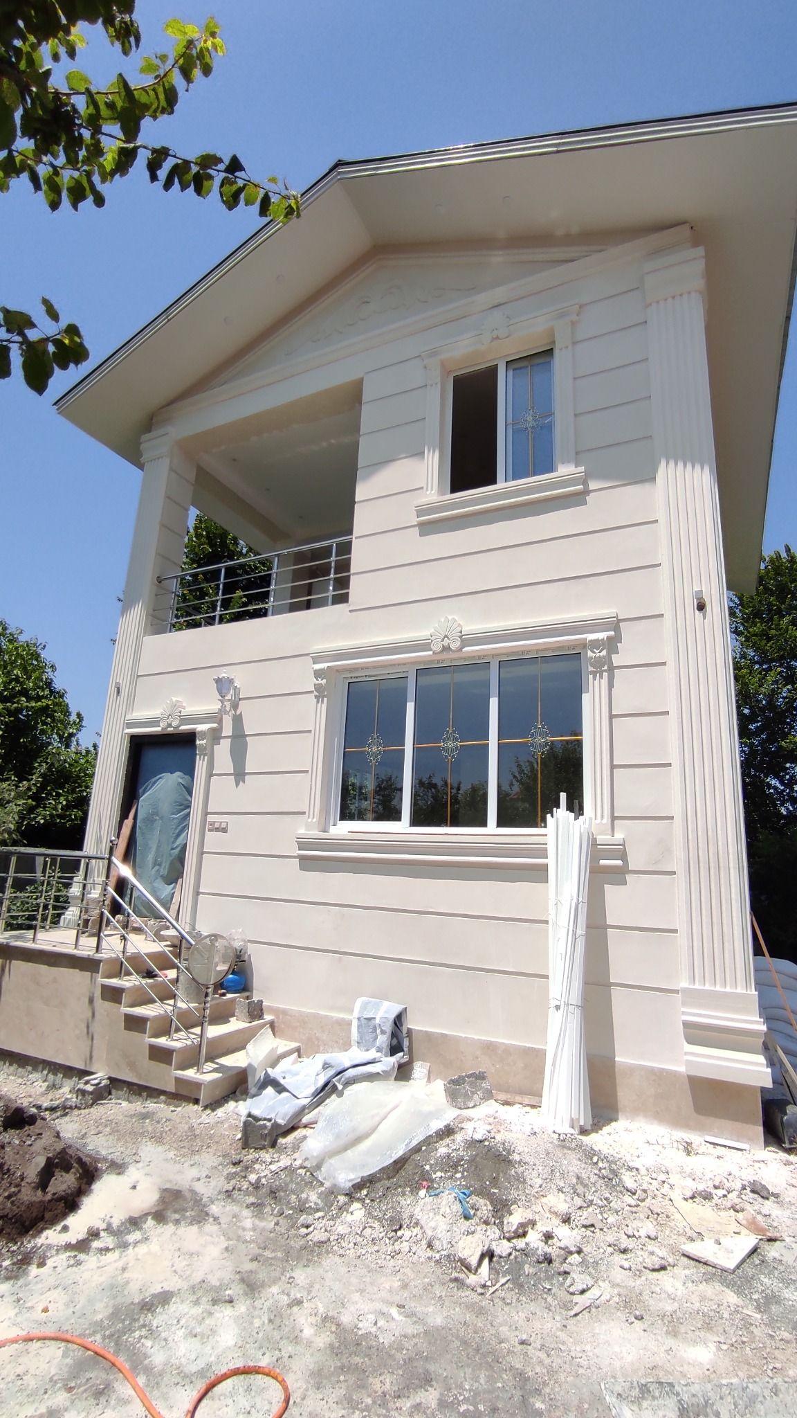 اجرای نمای رومی سیمانبری حاتمی