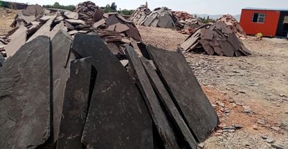 فروش سنگ لاشه فروش سنگ مالون فروش سنگ ورقه ای با قیمت مناسب