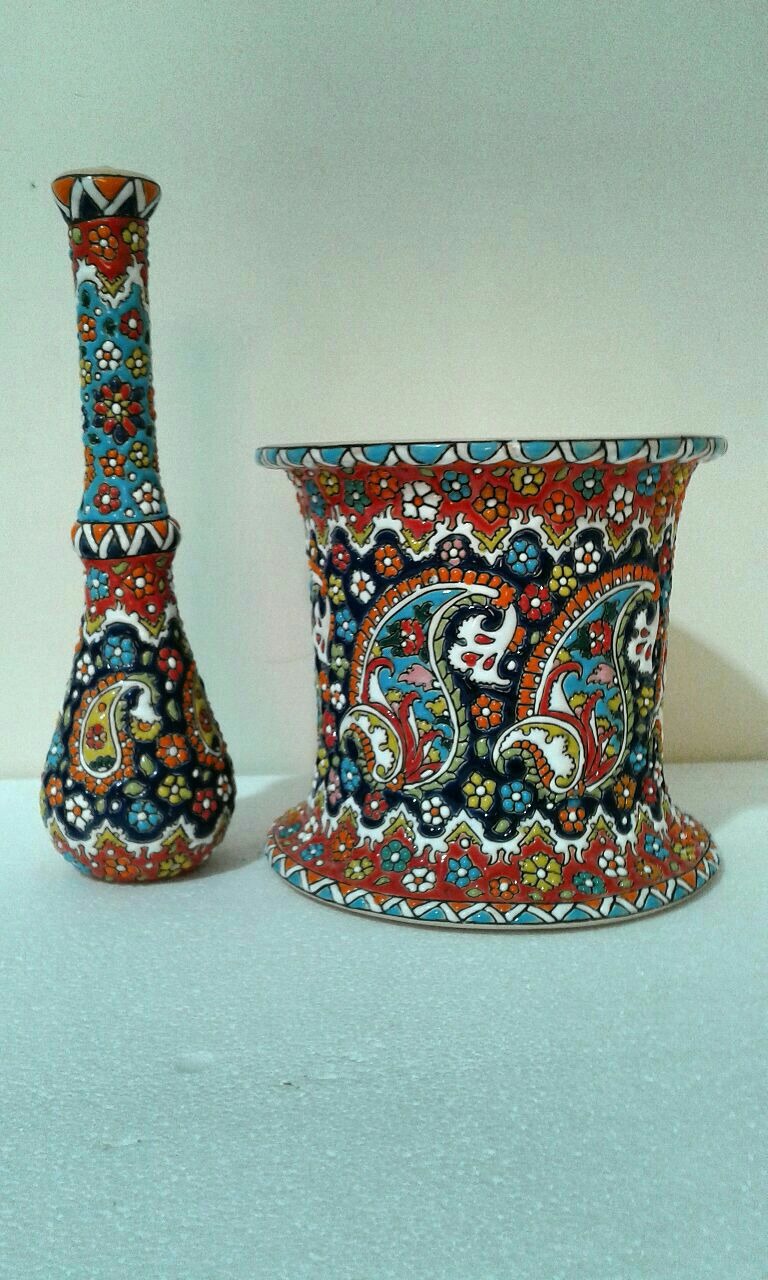 آموزش تولید سرامیک و نقاشی لعابی حسینی