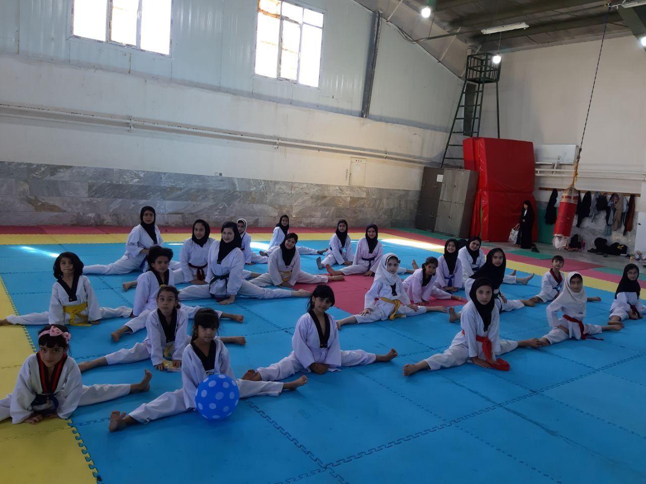 مربی تکواندو بانوان و کلاس های فیتنس و تناسب اندام