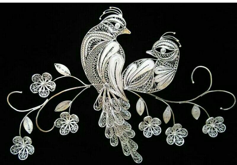 آموزش ملیله کاری نقره