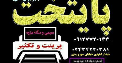 خدمات چاپگر و پرینت و تکثیر پایتخت(شهیدی)