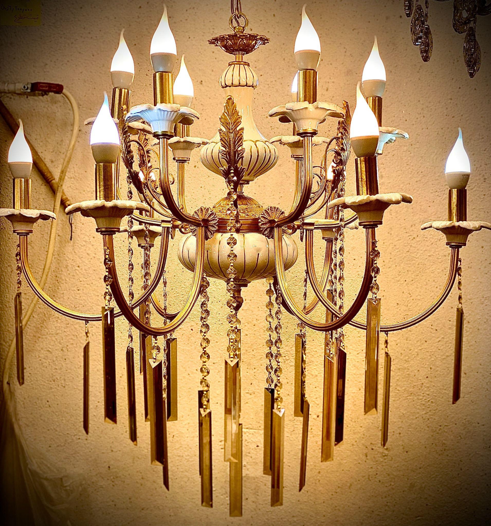 فروشگاه لوستر برنزه