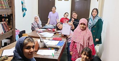 آموزش نقاشی محدثه گراوندی