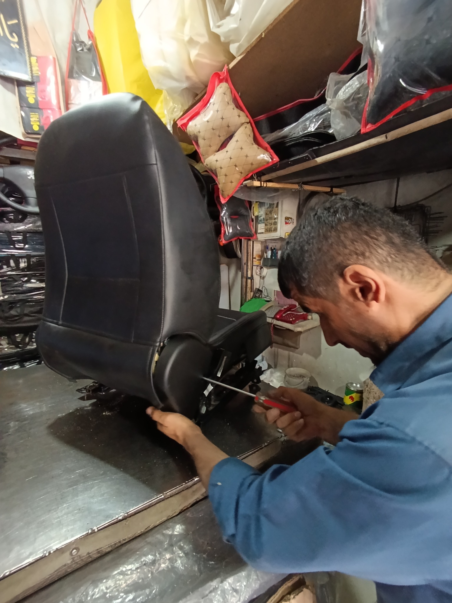 تعمیرصندلی وبخواب تشکدوزی و روکش سرا سید