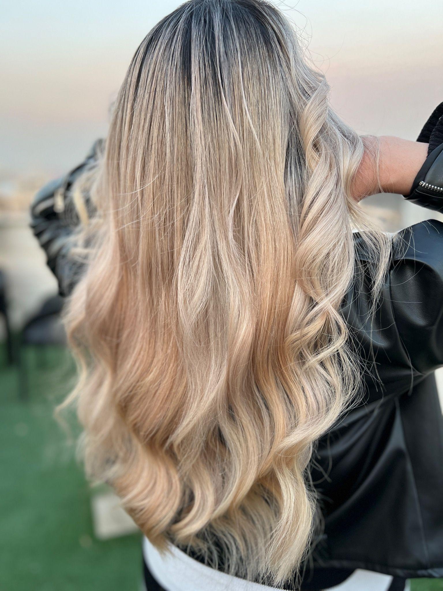 رنگ مو وکراتین الهام