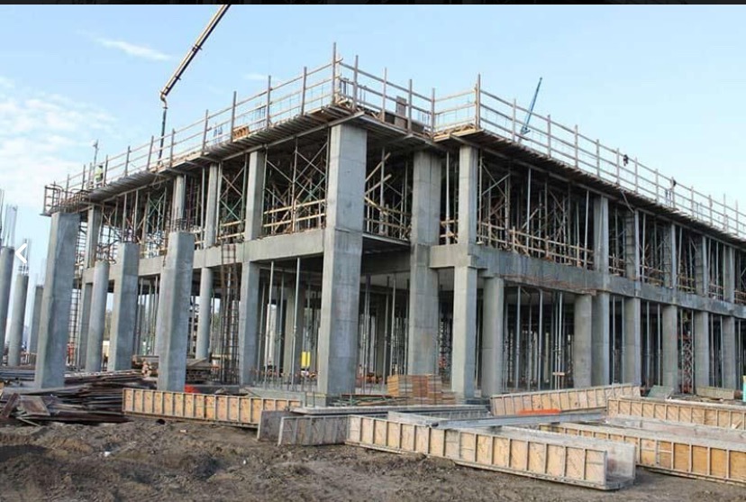 اسکلت فلزی و بتنی