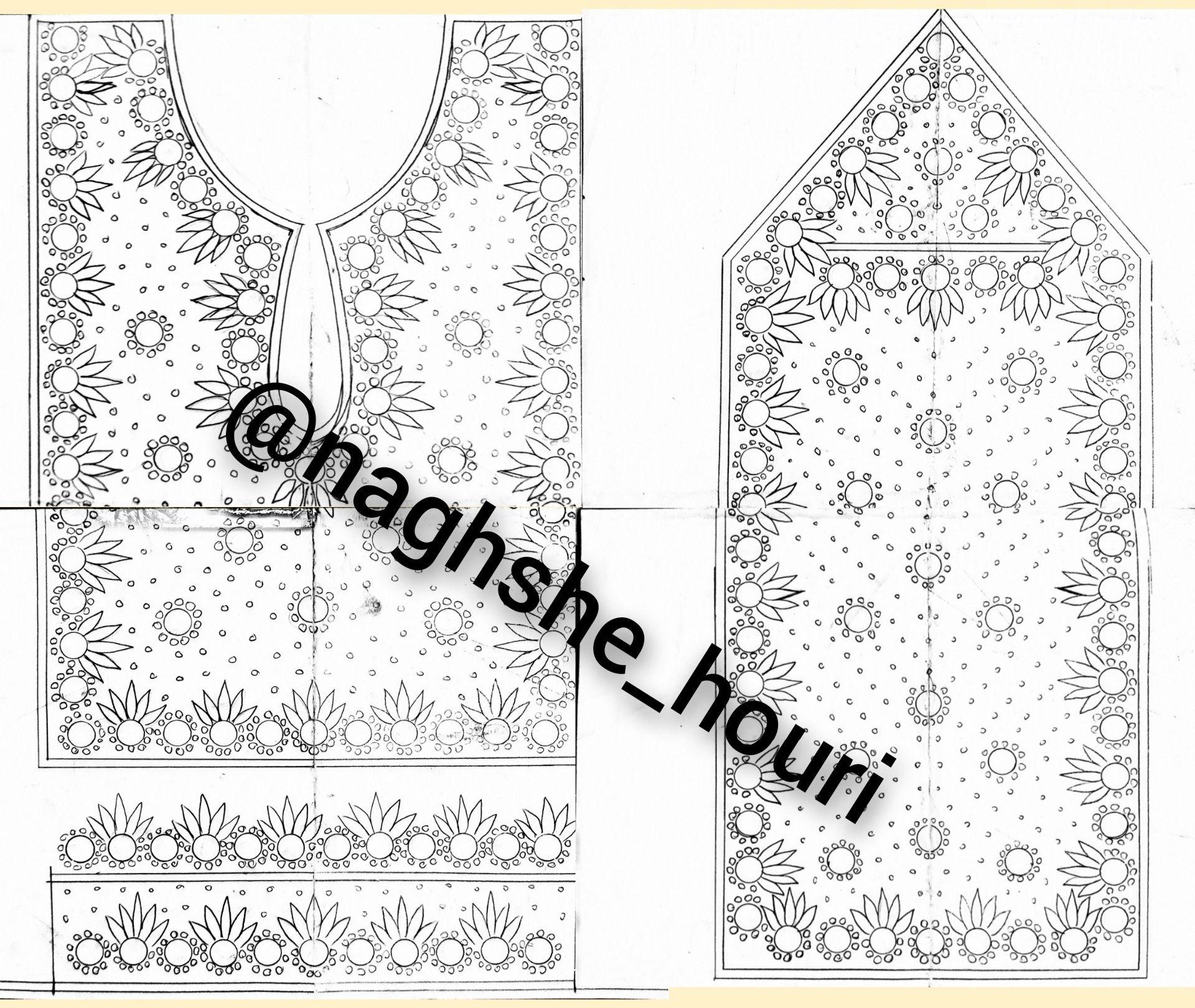 نقشه فروشی لباس بندری