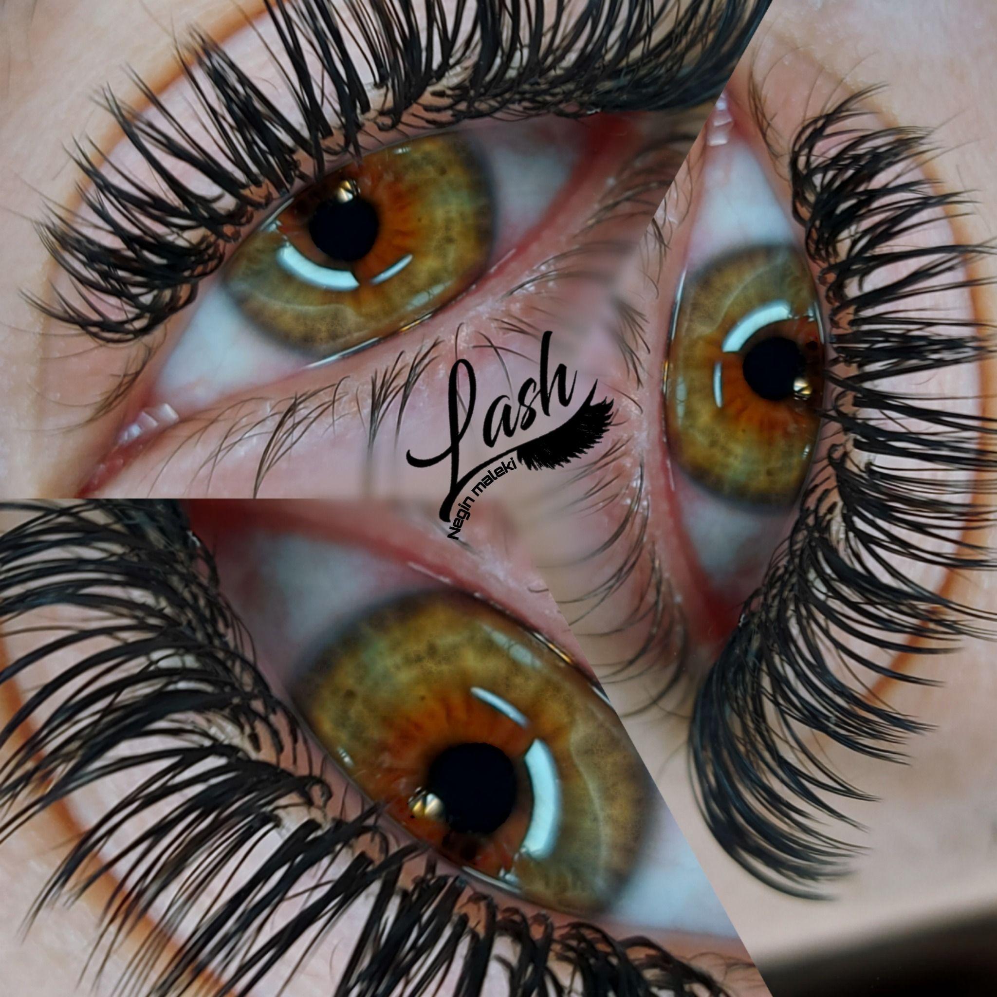 اکستنشن مژه نگین ملکی