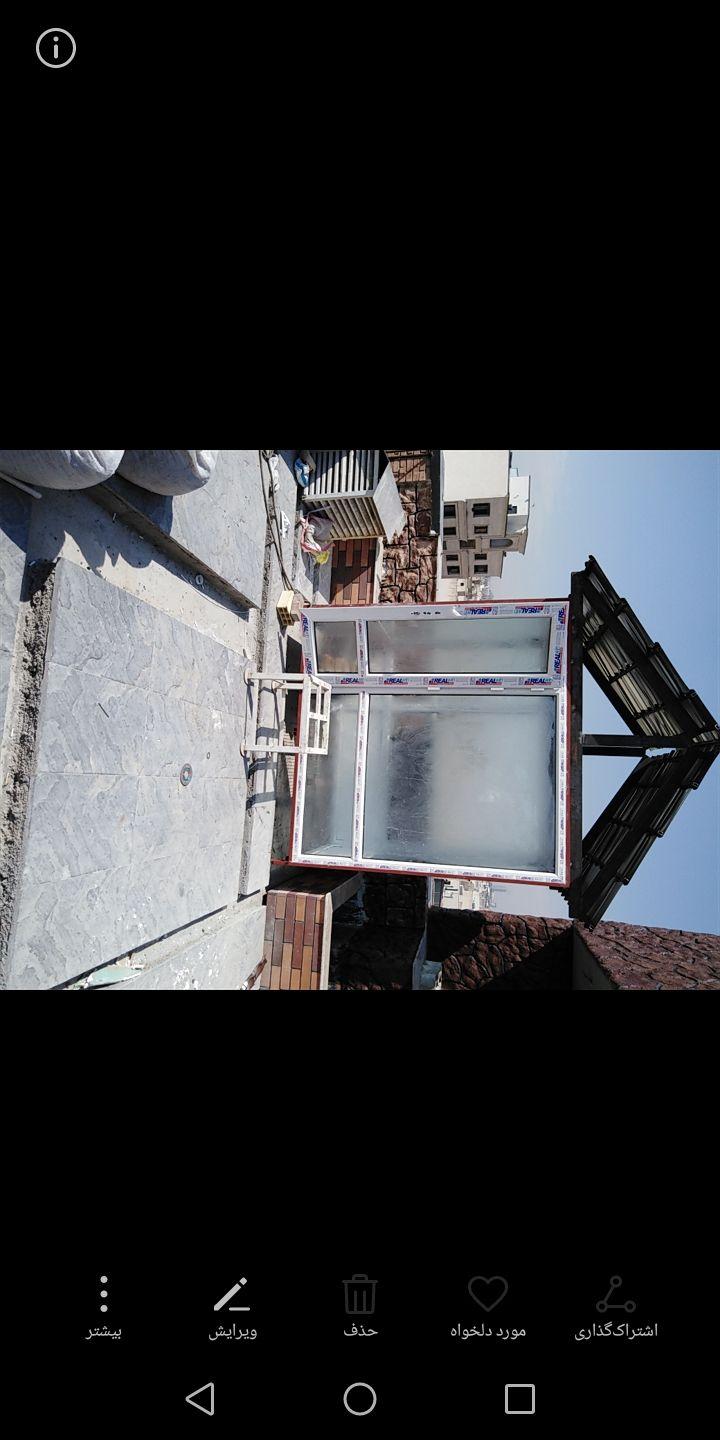 پنجره دوجداره upvc شیشه دو جداره توری (فارس صنعت آریان)