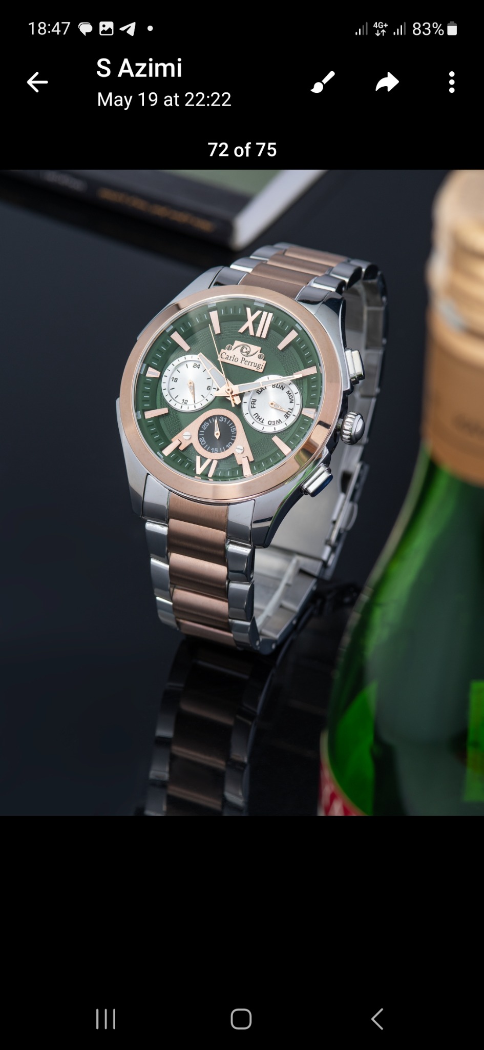 ساعت کارلو پروجی