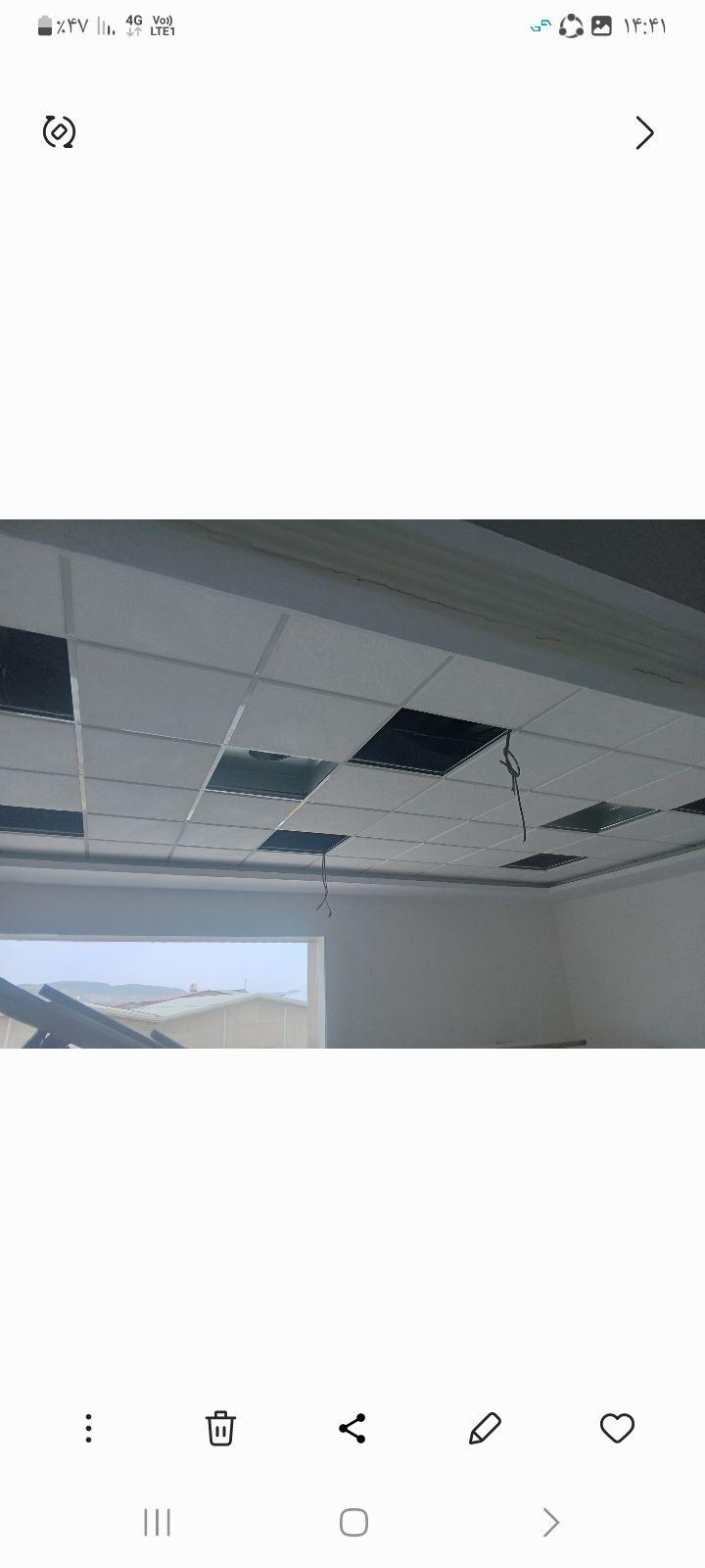 نصب سقف کاذب پی وی سی و دیوار پیش ساخته گچی سهل آبادی