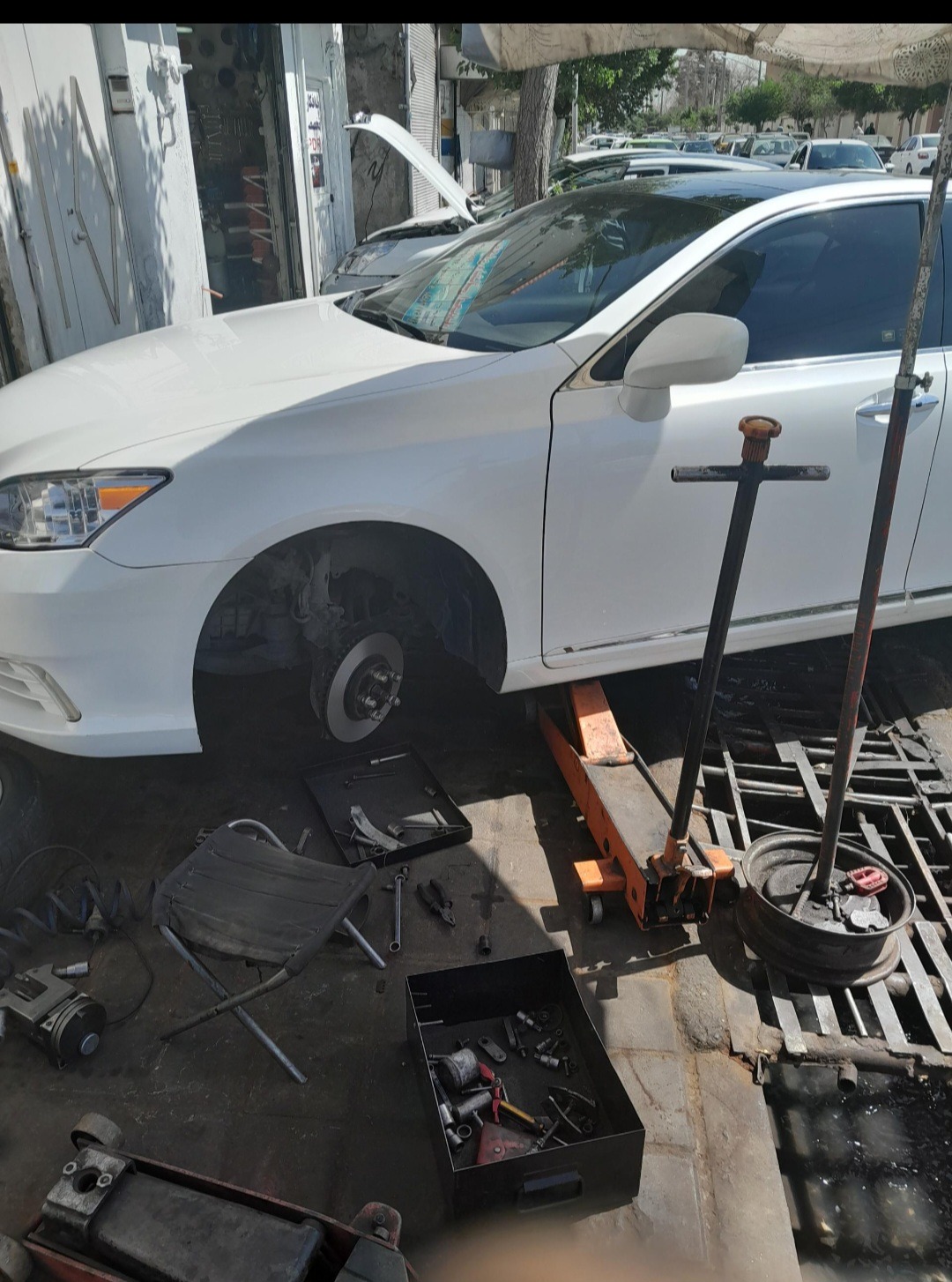 تراش وتابگیری دیسک چرخ فرجی